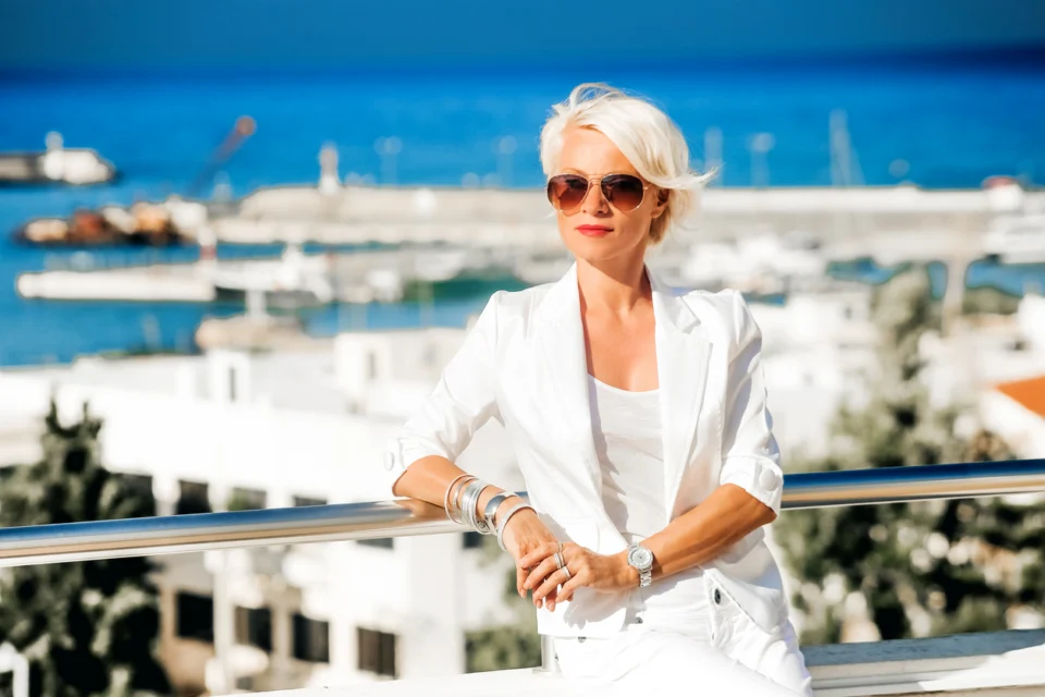 Confident mature woman representing healthier aging and longevity